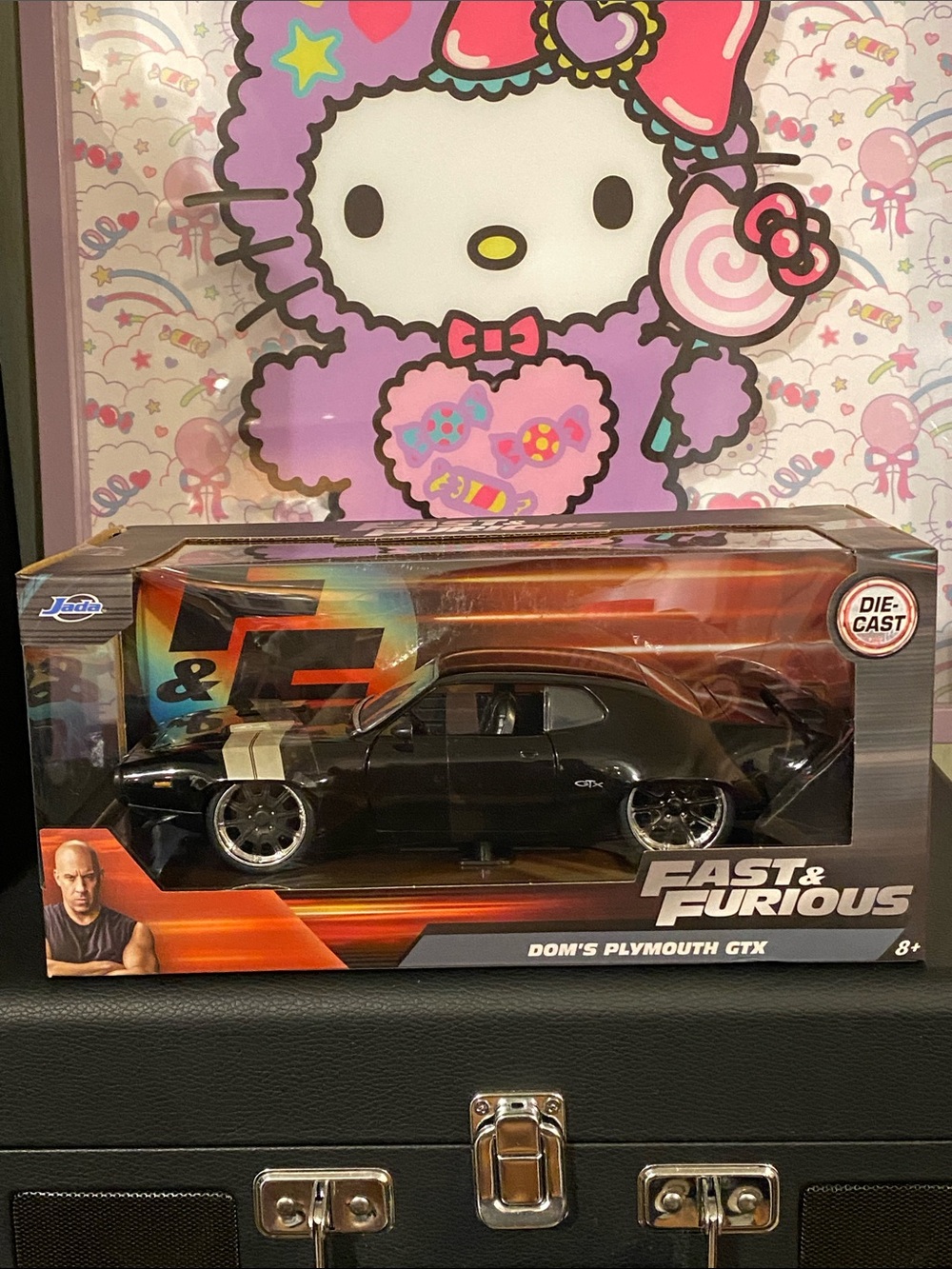 NIB 1:24 Fast & Furious Dom's Plymouth GTX Die-Cast Car 🖤🖤